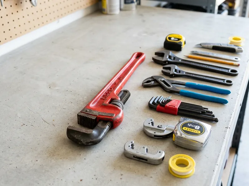 Professional plumbers in Hillsboro, KS equipped with top-tier tools for residential and commercial plumbing services.